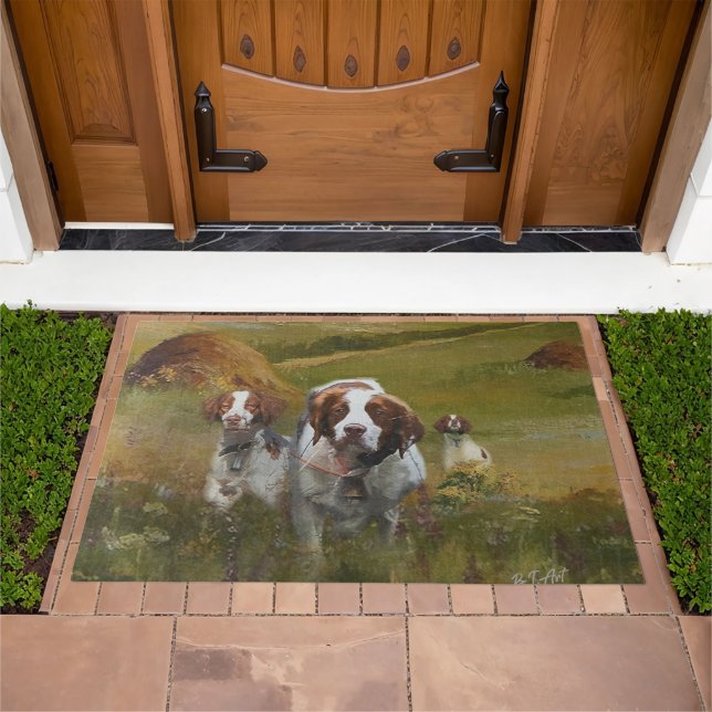 Brittany Spaniel  Doormat (Outdoor)