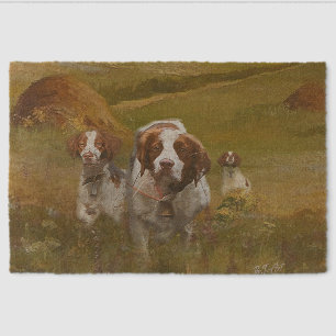 Brittany Spaniel  Fiber Doormat