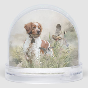 Brittany Spaniel, French Brittany Snow Globe