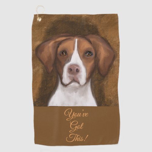 Brittany  Spaniel  Golf Towel