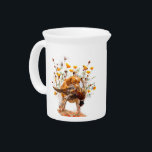 Brittany Spaniel, Hunting Pheasant Coffee Mug Beverage Pitcher<br><div class="desc">Brittany Spaniel,  Hunting Pheasant</div>