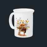 Brittany Spaniel, Hunting Pheasant Coffee Mug Beverage Pitcher<br><div class="desc">Brittany Spaniel,  Hunting Pheasant</div>