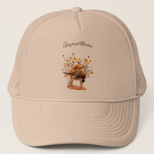 Brittany Spaniel Hunting Pheasant Coffee Mug T_Sh Trucker Hat