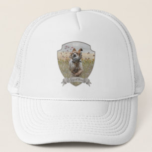 Brittany Spaniel hunting quail , Art     Trucker Hat