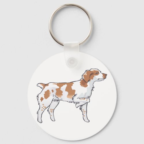 Brittany Spaniel Keychain