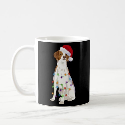 Brittany Spaniel Lights Dog Coffee Mug