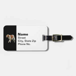Brittany Spaniel Luggage Tag