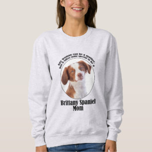 Brittany Spaniel Mom Sweatshirt