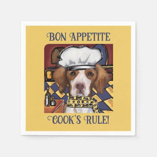 Brittany   Spaniel           Napkins