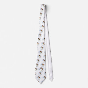 Brittany Spaniel Noel Neck Tie