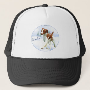 Brittany Spaniel Noel Trucker Hat