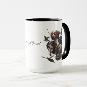 Brittany Spaniel , Passion for Birds Mug