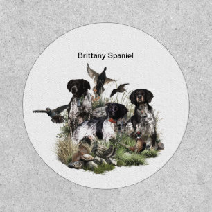 Brittany Spaniel , Passion for Birds Patch