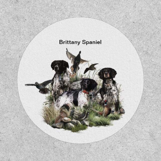 Brittany Spaniel , Passion for Birds Patch (Front)
