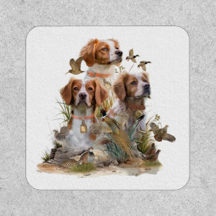 Brittany Spaniel , Passion for Birds Patch