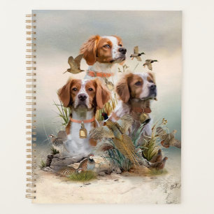 Brittany Spaniel , Passion for Birds Planner