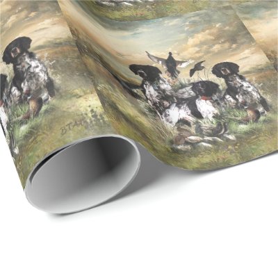 Brittany Spaniel , Passion for Birds Wrapping Paper