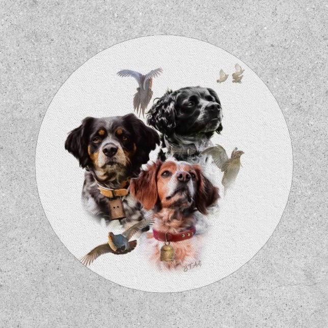 Brittany Spaniel Patch (Front)