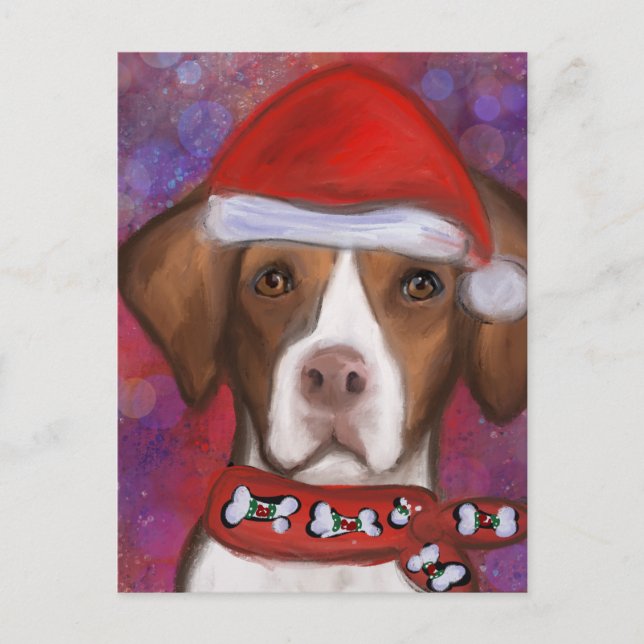 Brittany  Spaniel  Postcard (Front)