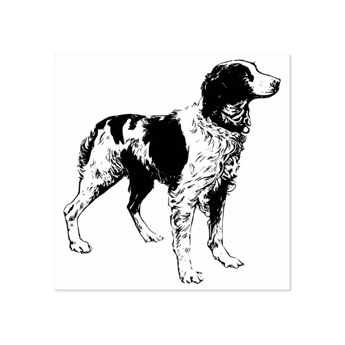 Brittany Spaniel Rubber Stamp