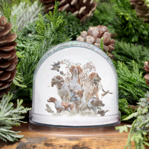 Brittany Spaniel Snow Globe