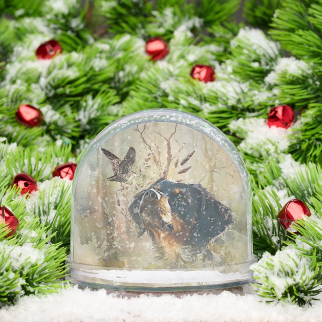 Brittany Spaniel Snow Globe (Christmas)