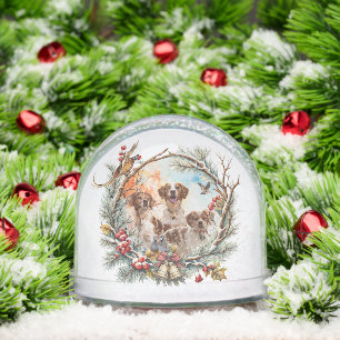 Brittany Spaniel Snow Globe