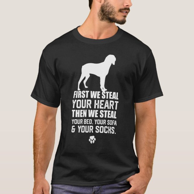 Brittany Spaniel Steal Your Heart Steal Your Bed s T-Shirt (Front)