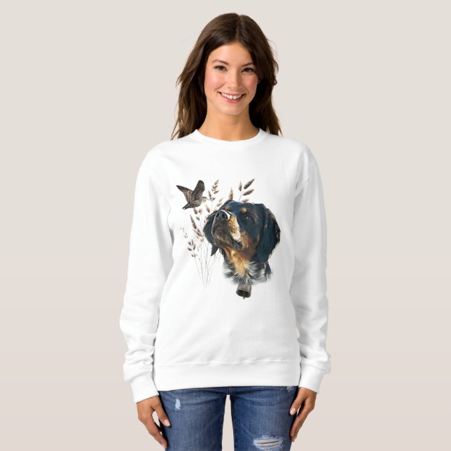 Brittany Spaniel  Sweatshirt (Front Full)