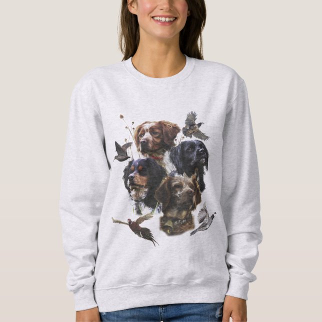 Brittany Spaniel  Sweatshirt (Front)