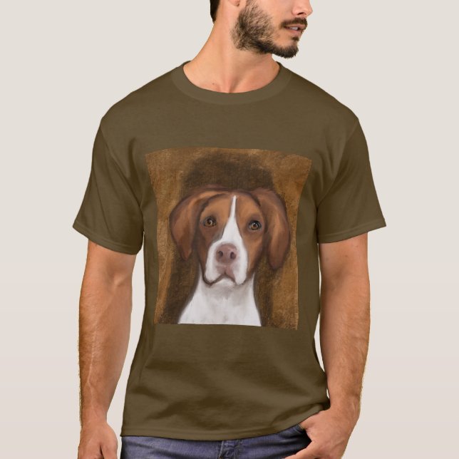 Brittany  Spaniel  T-Shirt (Front)