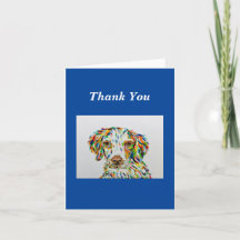 Brittany Spaniel Thank You  Card