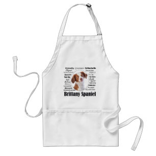 Brittany Spaniel Traits Adult Apron