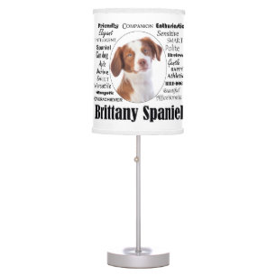 Brittany Spaniel Traits Table Lamp
