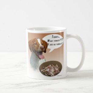 Brittany Spaniel Turkey Coffee Mug