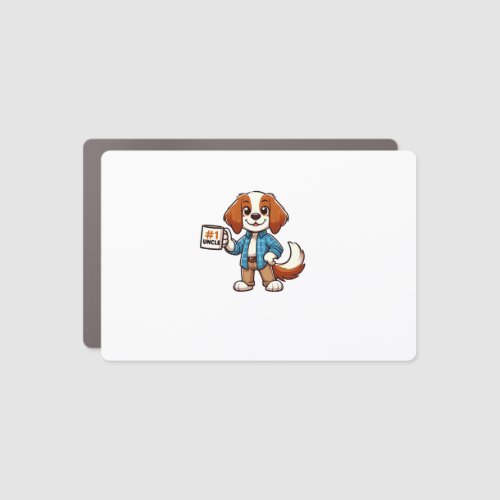 Brittany Spaniel Uncle Dog Funny Family Car Magnet