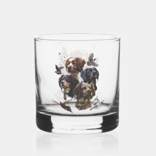 Brittany Spaniel Whiskey Glass