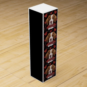 Brittany Spaniel Wine Box