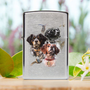 Brittany Spaniel Zippo Lighter