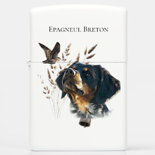 Brittany Spaniel Zippo Lighter