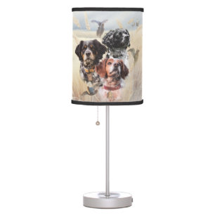 Brittany Spaniels Table Lamp