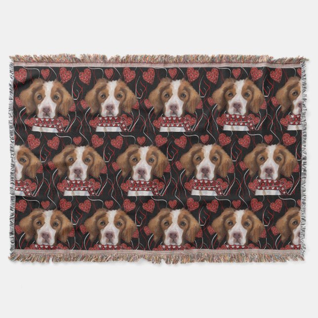 Brittany   throw blanket (Front)