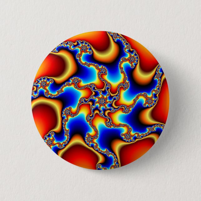 Brittle - Fractal Button (Front)