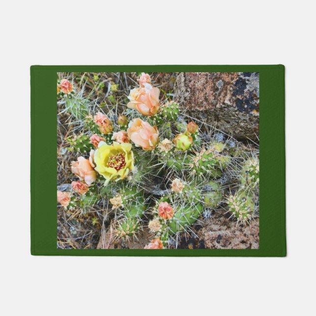BRITTLE PRICKLY-PEAR CACTUS DOORMAT (Front)
