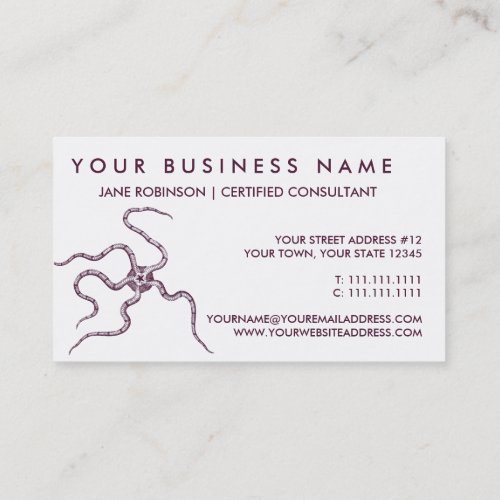 Brittle Star _ Serpent Star _ Marine Biology Business Card