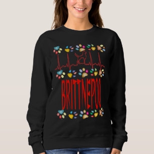 Brittnepoo I Love My Brittnepoo Brittany Spaniel + Sweatshirt