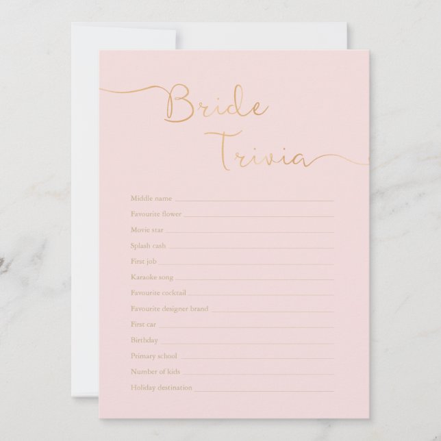 Brittney Bingo Invitation (Front)