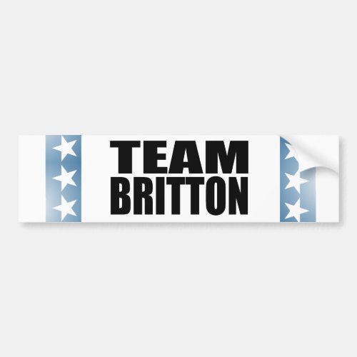 BRITTON 2010 BUMPER STICKER