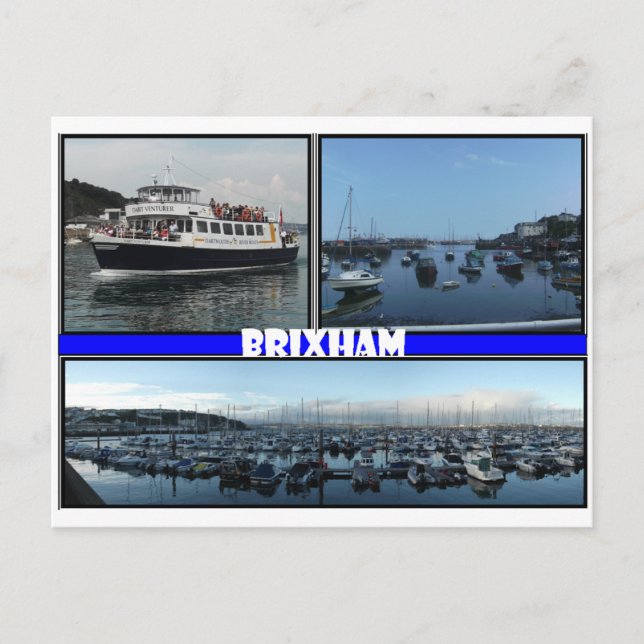 Brixham Devon Postcard (Front)