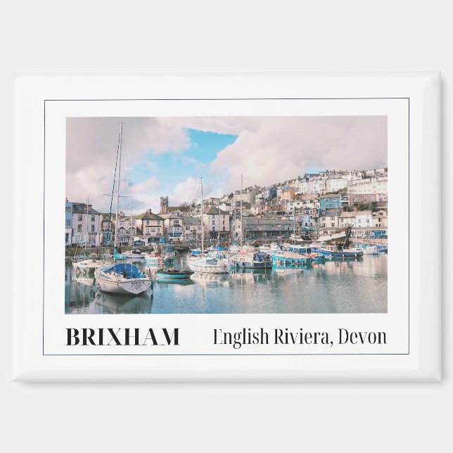 Brixham, English Riviera, Devon, England Magnet (Front)